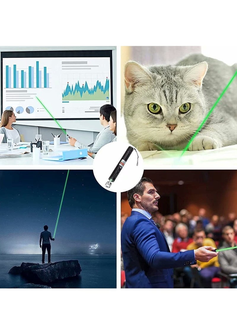 Laser Torch Light, USB Rechargeable Laser Flashlight, Multipurpose Green Laser Point, Pen Laser