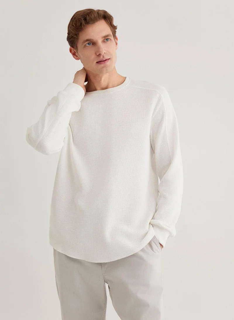 MAVI Long Sleeve White T-Shirt