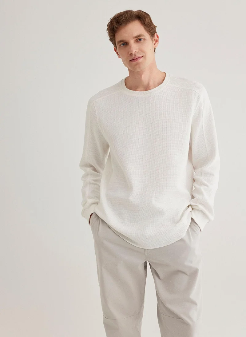 MAVI Long Sleeve White T-Shirt