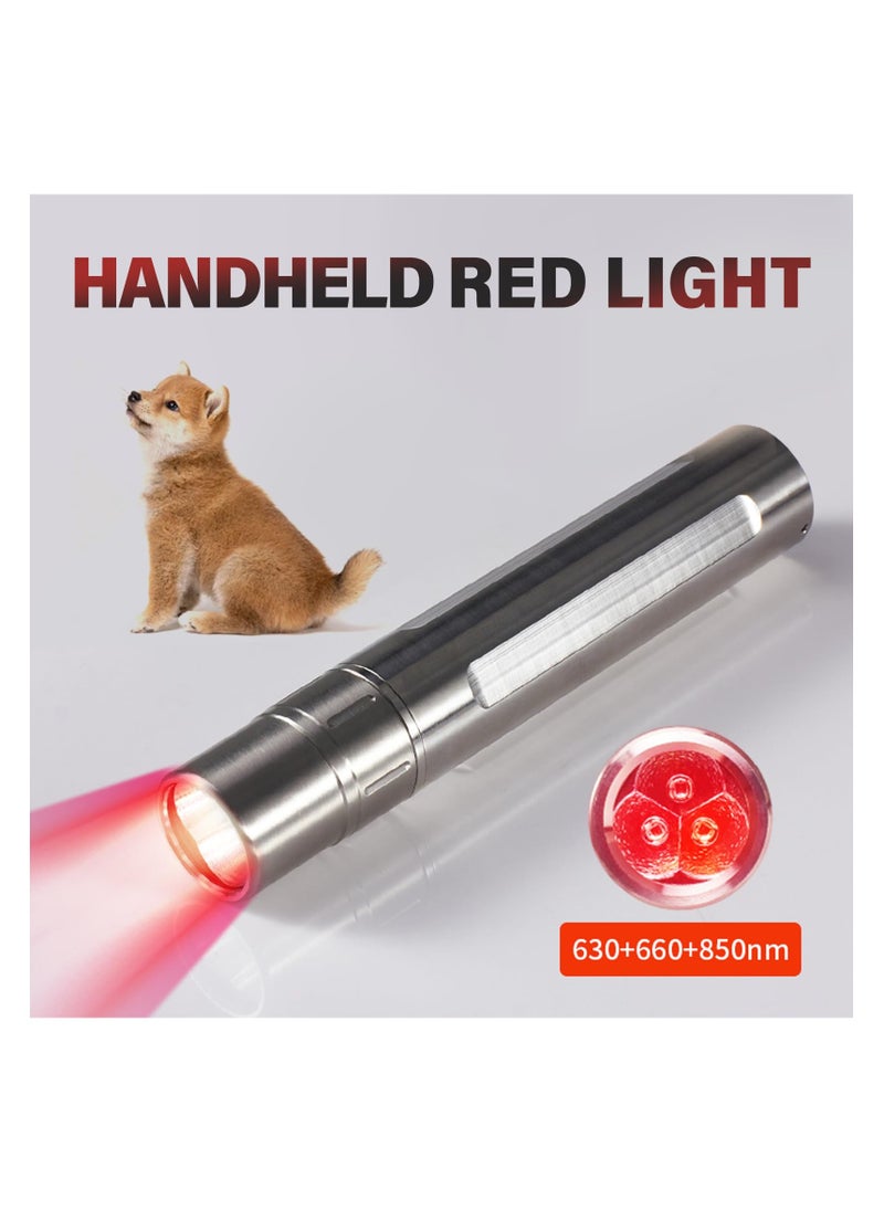 SYOSI - Red Light Therapy Device for Dogs - Near Infrared Light Therapy for Body, Joints, & Muscles Pain Relief, Portable LED Device with 630nm, 660nm, and 850nm Red Light, Rechargeable and Easy to Use - Image 1