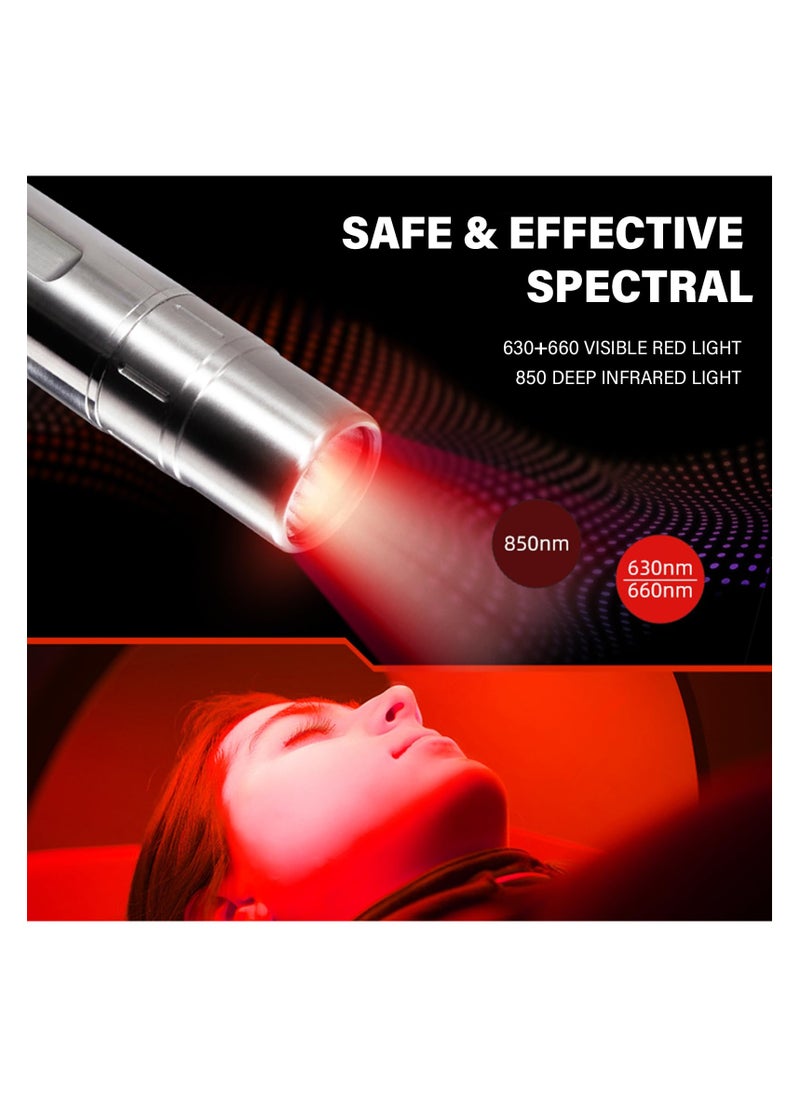 SYOSI - Red Light Therapy Device for Dogs - Near Infrared Light Therapy for Body, Joints, & Muscles Pain Relief, Portable LED Device with 630nm, 660nm, and 850nm Red Light, Rechargeable and Easy to Use - Image 1