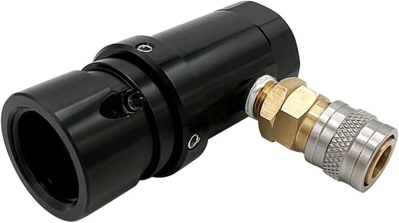 AIR CO2 Mini Regulator Micro Reg for G1/2-14 Bottle W/US Foster 300PSI Pressure Gauge Ajustable 40-200PSI(Reg.Straight Line) - Image 5