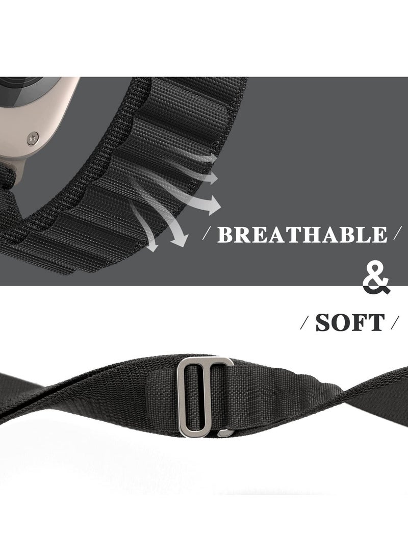 BORTONY - Alpine Loop Compatible with Apple Watch Band 38mm 40mm 41mm for Women Men Rugged G-Hook and Adjustable Sport Watch Band for iwatch Ultra SE Series 8 7 6 5 - Image 1