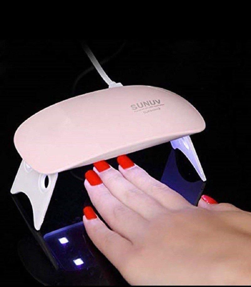 VIDORA Mini USB UV Sun Dryer Gel Nail Polish Art Curing LED Lamp 6W Portable Manicure Tool Sunmini Drayer Foldable Light Based For All Kind Of Paints Dry Remover Nail - Image 1