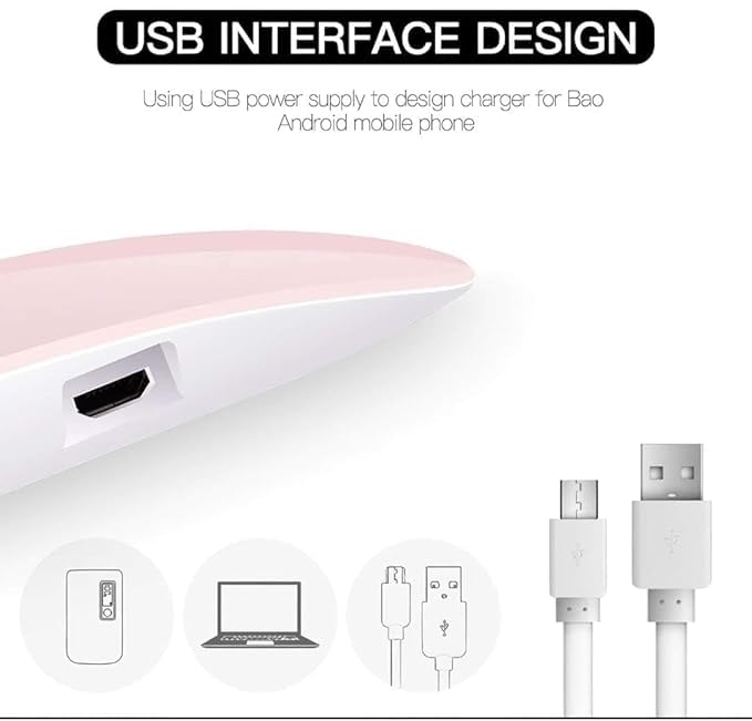VIDORA Mini USB UV Sun Dryer Gel Nail Polish Art Curing LED Lamp 6W Portable Manicure Tool Sunmini Drayer Foldable Light Based For All Kind Of Paints Dry Remover Nail - Image 3