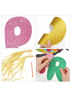HOWAF Colorful Glittery Preschool Graduation Banner Congrats Grad Kindergarten Party Supplies Backdrop Banner For Class Of 2023 Graduation Party Decoration Preschool Grad Glitter Background Banner  - Image 3