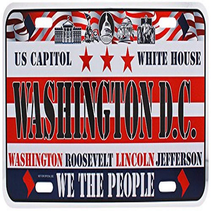 Dimension 9 Home Decorative Plate Washington DC Large