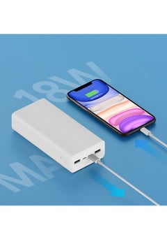 Pama 30000 mAh Portable Charger, High Capacity 30000 mAh 18W USB-C Power Delivery Power Bank for iPhone 13/12/11/11 Pro/11 Pro Max/X /8, Samsung, iPad Pro 2018, Quick Charge Devices  - Image 5