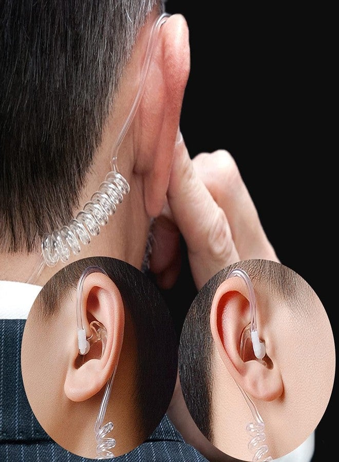 HYS 3.5mm Police Listen Only Acoustic Tube Earpiece with One Pair Medium Earmolds for Speaker Mics - Image 5