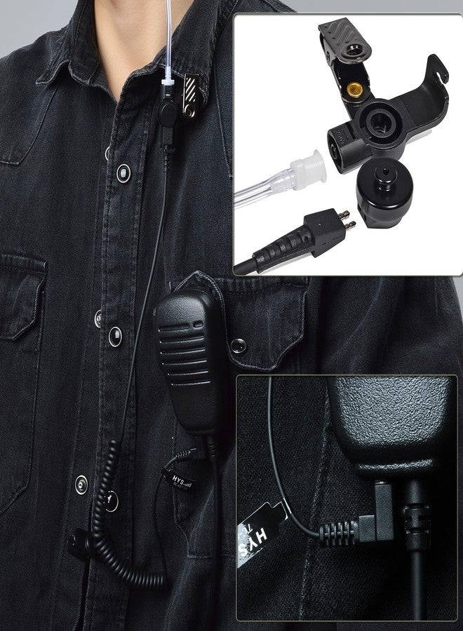 HYS 3.5mm Police Listen Only Acoustic Tube Earpiece with One Pair Medium Earmolds for Speaker Mics - Image 3