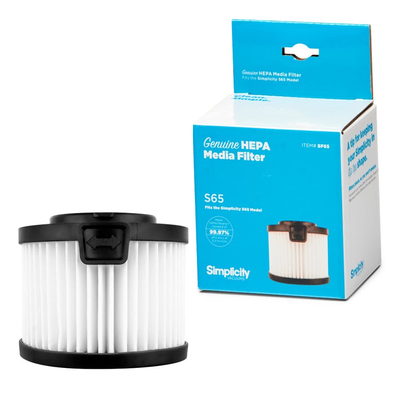 Simplicity Vacuums SF65 Certified Hepa Filter for Simplicity Handheld and Cordless Stick Vacuum Cleaner S65 Replacement Filter Only