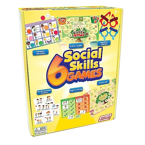 Junior Learning 6 Social Skills GamesMulti - Image 1