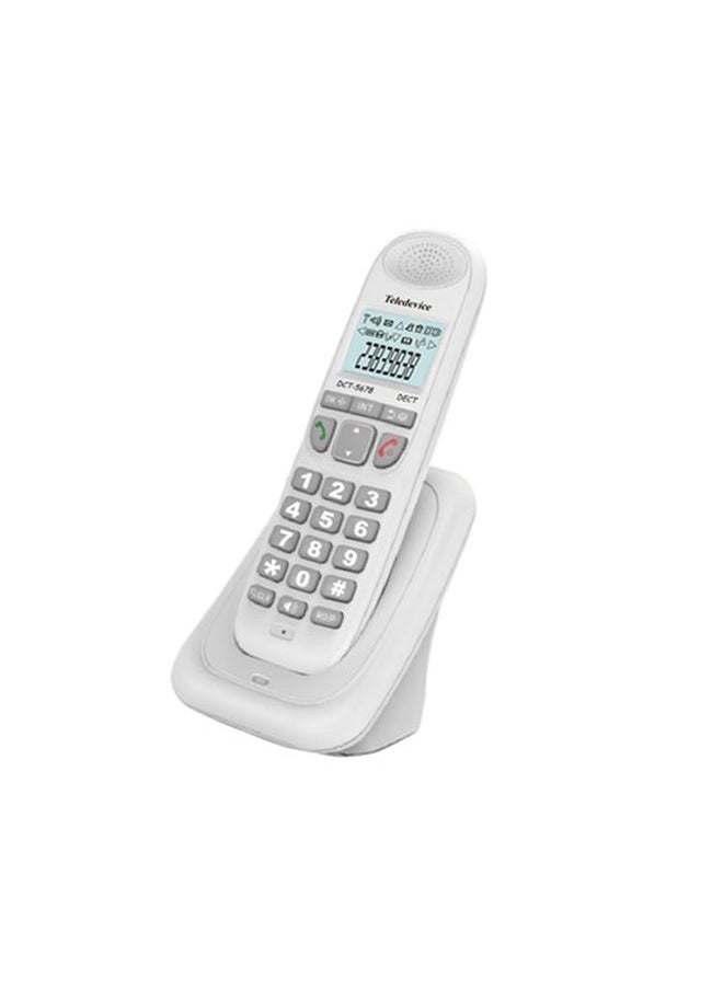 Thoraya Cordless Phone with Caller Number/Caller Waiting Backlight LCD 3 Line Screen Display, Support 16 Languages for Office Home Conference  - Image 3