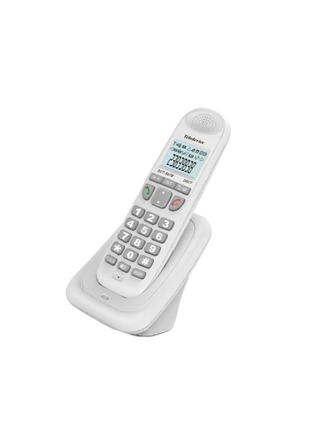 Thoraya Cordless Phone with Caller Number/Caller Waiting Backlight LCD 3 Line Screen Display, Support 16 Languages for Office Home Conference  - Image 4