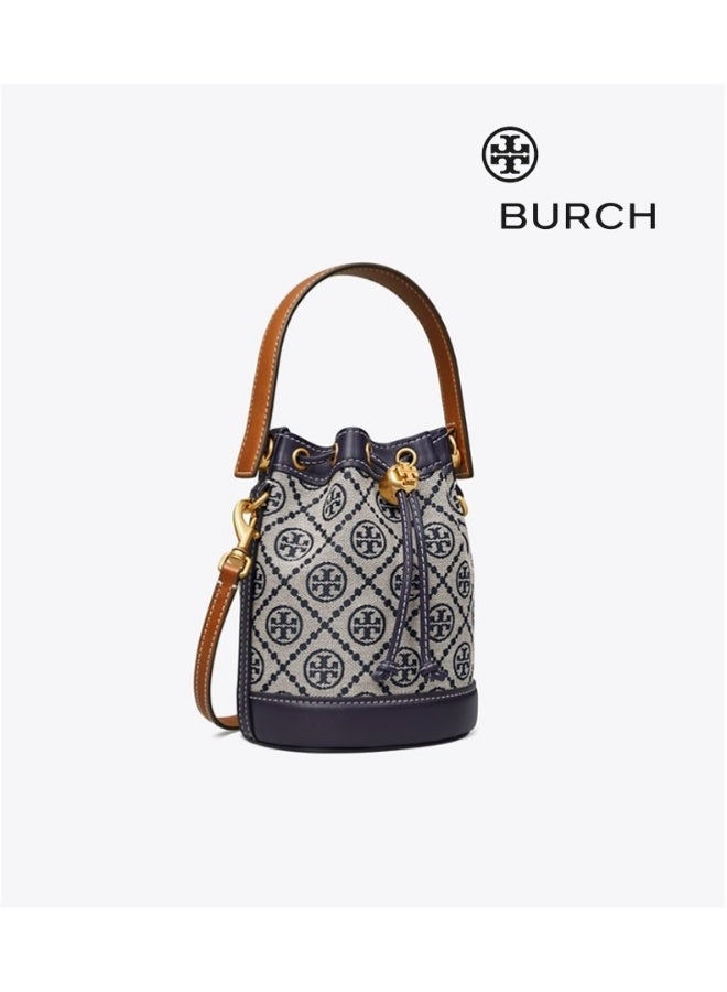 Burch TB Burch Women's Mini T Monogram Tote Bag Tory Navy - Image 4