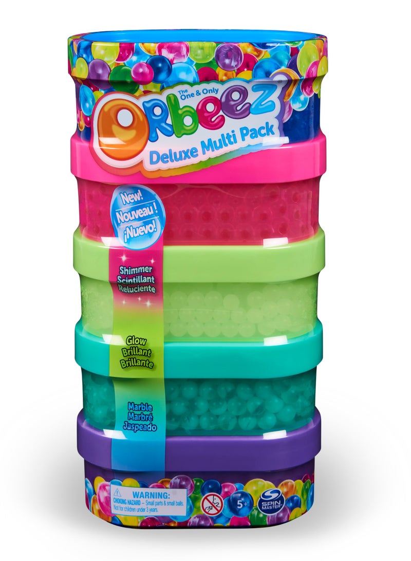ORbeez عبوة أوربيز جروان ديلوكس المتعددة 5 في 1 | كرات مائية | كرات هلامية | ألعاب تخفيف التوتر للأطفال | تنمية المهارات الحسية | لعبة مسلية - Image 1