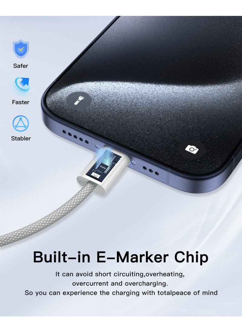 TIKNIA - USB C Charger Plug, TIKNIA Power Adapter PD 20W Charging Adaptor Type C Charge Block Middle East, UK Plug Wall Charger Compatible with Tablet, Samsung Galaxy, iPhone (1M 60W USB C Cable Included) - Image 1