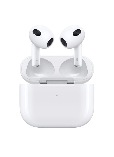 Earbuds 3 True Wireless Earphones V5.3 Bluetooth Headphones in Ear with Noise Blocking Isolation and IPX5 Waterproof and Sweatproof Design Compatible for iPhone and all Android Phone (White)