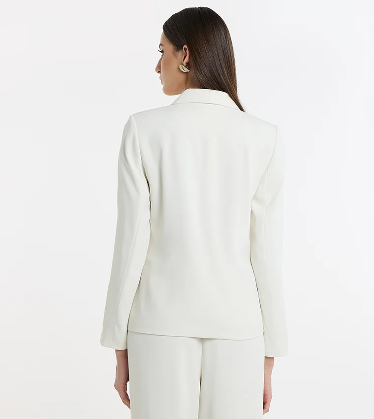 BCBG BCBG Long Sleeves Double Breasted Blazer