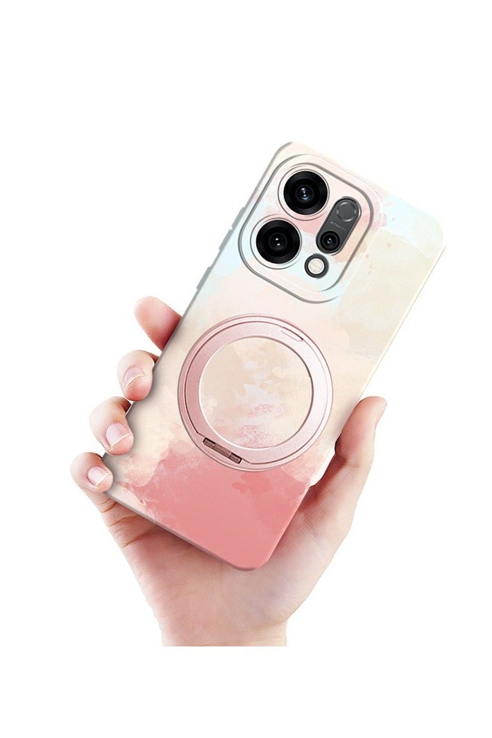 Compatible with OPPO Reno14 Pro phone case, customised colourful design, 360-degree rotating stand, full-coverage protective case. - Image 4