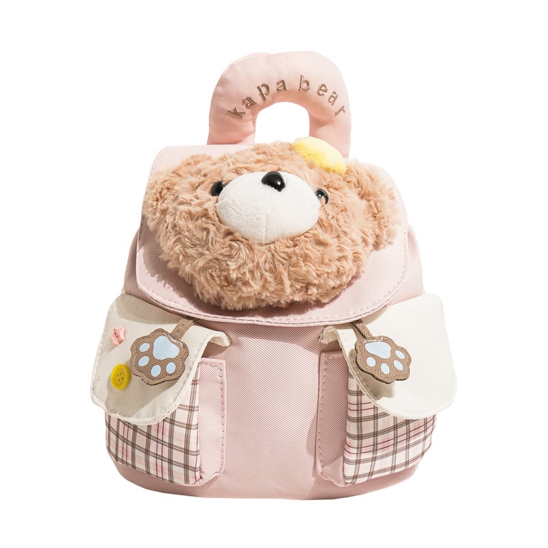 Cute Plush Bear Backpack for Girls - Image 5