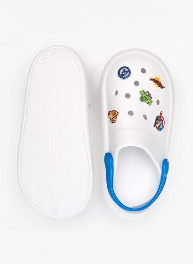 MARVEL Marvel Boys' Avengers Applique Slip-On Clogs with Backstrap