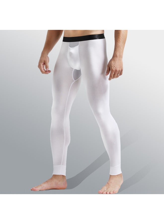 Austrian Element Men's Bullet Separation Long Johns Underwear Men's Elastic Slim Pouch Leggings Basic Autumn And Winter Youth Warm Pants - Image 1