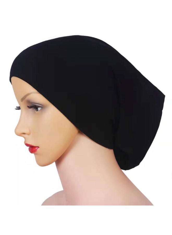 آي إس آي مريح كلاسيكي رأس الوشاح / حجاب أسود - Image 1