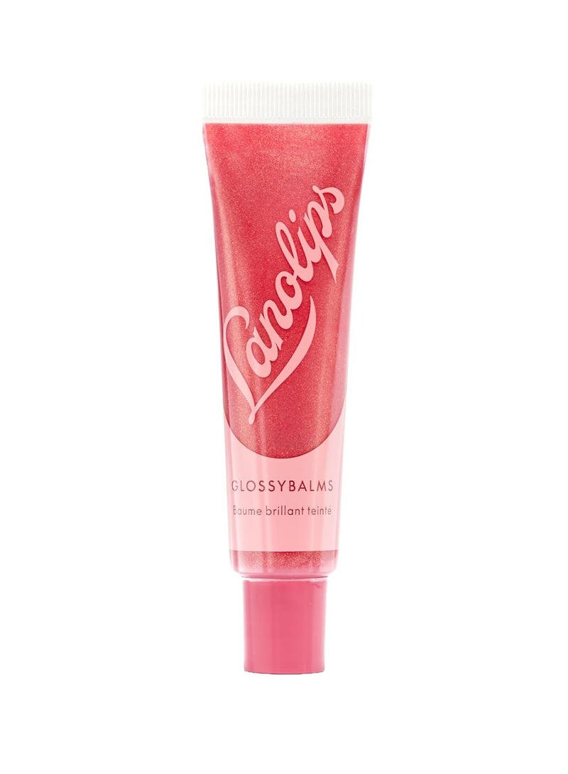 Lanolips Glossybalm - Ultra Hydrating Tinted Lip Gloss for Dry, Chapped, Cracked Skin - Flavored Natural Lanolin Lip Balm with Lanolin Oil, Vitamin E & Mica - Candy (12.5g/0.44oz) - Image 1