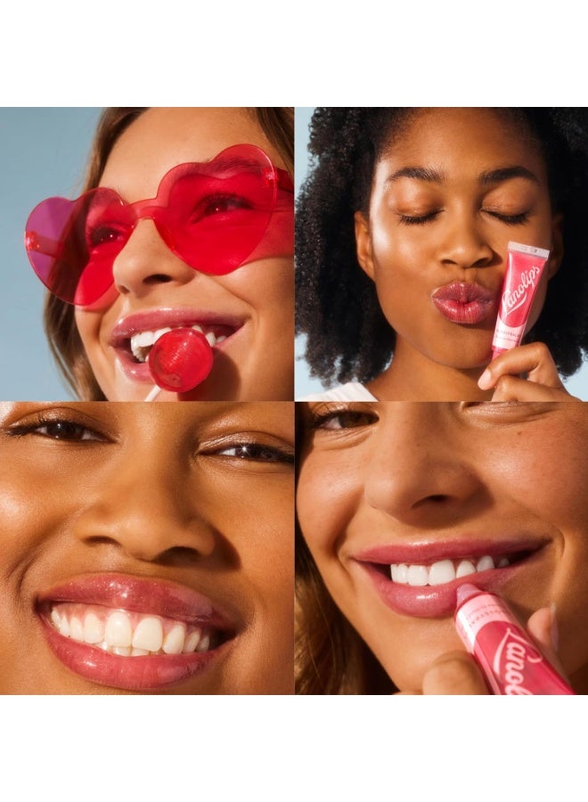 Lanolips Glossybalm - Ultra Hydrating Tinted Lip Gloss for Dry, Chapped, Cracked Skin - Flavored Natural Lanolin Lip Balm with Lanolin Oil, Vitamin E & Mica - Candy (12.5g/0.44oz) - Image 3