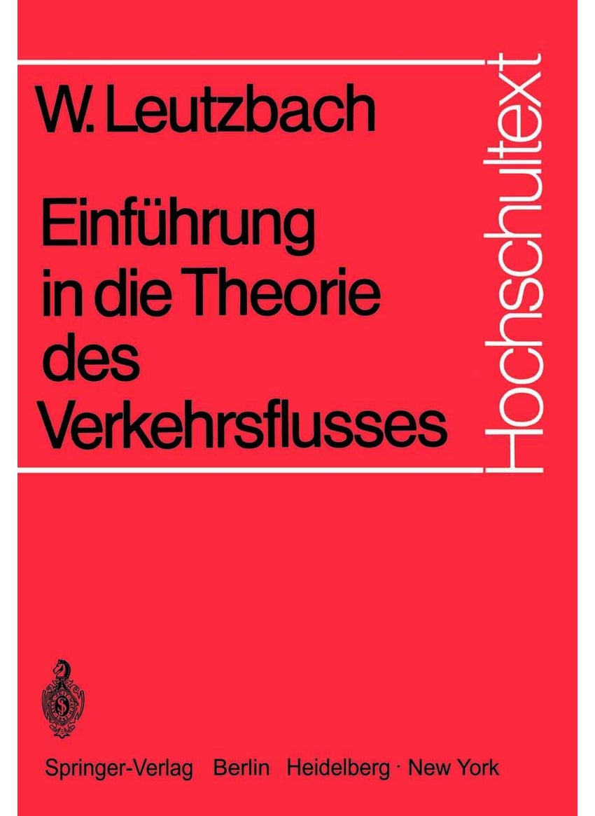 Einführung in die Theorie des Verkehrsflusses 