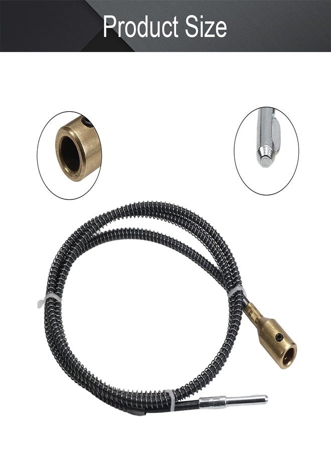 Utoolmart Flexible Shaft Rotary Tool, 39 inches Length, 0.16" Inner Inner Core Flex Shaft Cable, for Bench Grinder Drill Press - Image 2