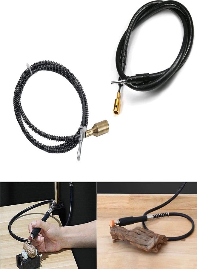 Utoolmart Flexible Shaft Rotary Tool, 39 inches Length, 0.16" Inner Inner Core Flex Shaft Cable, for Bench Grinder Drill Press - Image 5