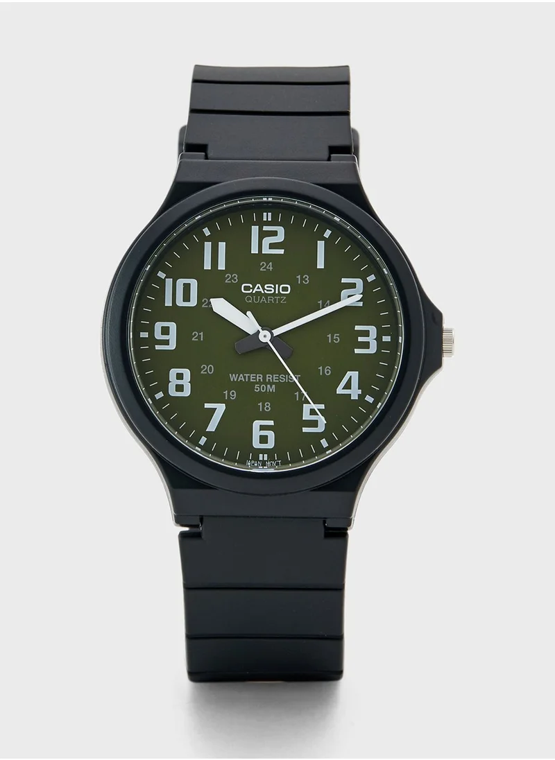 CASIO Classic PU Strap Analog Watch