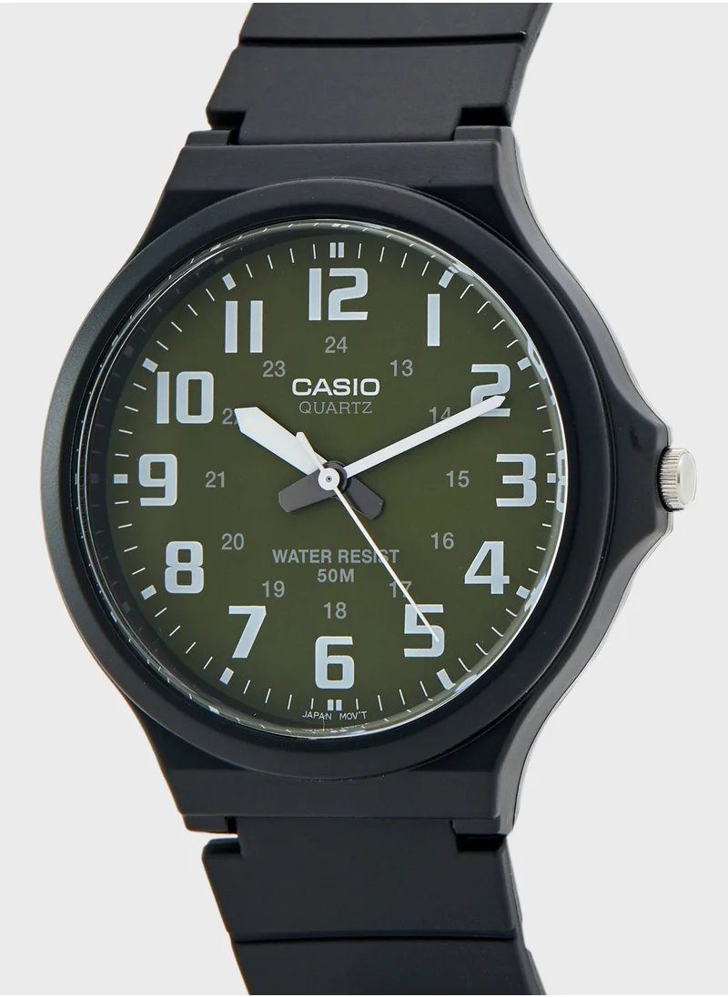 CASIO Classic PU Strap Analog Watch