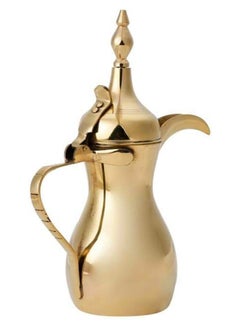 Majestic Majestic Brass Dallah Raslan – Capacity: 480 ml, Golden Color – Traditional Arabic Coffee Pot Design, Perfect for Serving Arabic Coffee, Tea, and Hot Beverages  - Image 4
