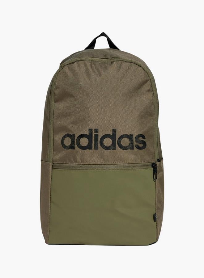 Adidas Logo Print School Backpack With Adjustable Straps And Zip Closure - Image 1
