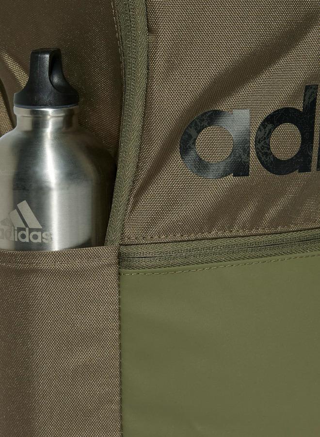 Adidas Logo Print School Backpack With Adjustable Straps And Zip Closure - Image 4