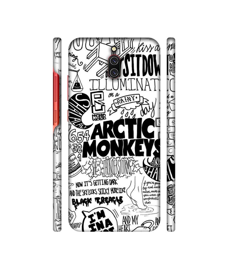 Casotec Arctic Monkeys Pattern Design 3D Printed Plastic Hard Back Case Cover For Mi Redmi 8A Dual - Image 2