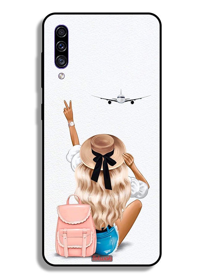 Tolwak Samsung Galaxy A30s Protective Case Cover Girl Love Travel - Image 1