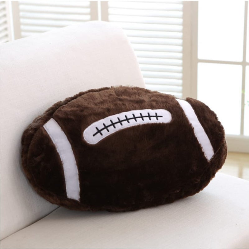 OPHRBU Rugby Sports Pillow Fluffy Soft Throw Pillow Toy 18 Durable Sport Rugby Plush ToysPlush Pillow Toys Gift for Kids Boy Girls Children Room Decoration - Image 3