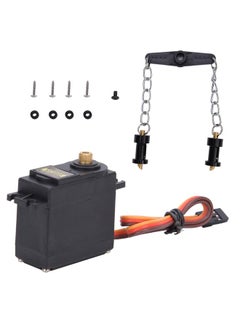 RC Servo for Flytec V007 Fixed Speed Cruise Double Bin Feeding Bait Remote Control Fishing Boat Accessories(Black )