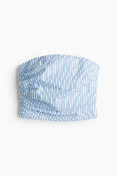 H&M Pleated Bandeau Top