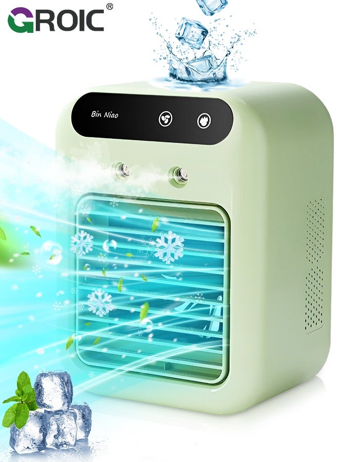 GROIC Portable Air Conditioners, 25W Mini Air Cooler, Small Air