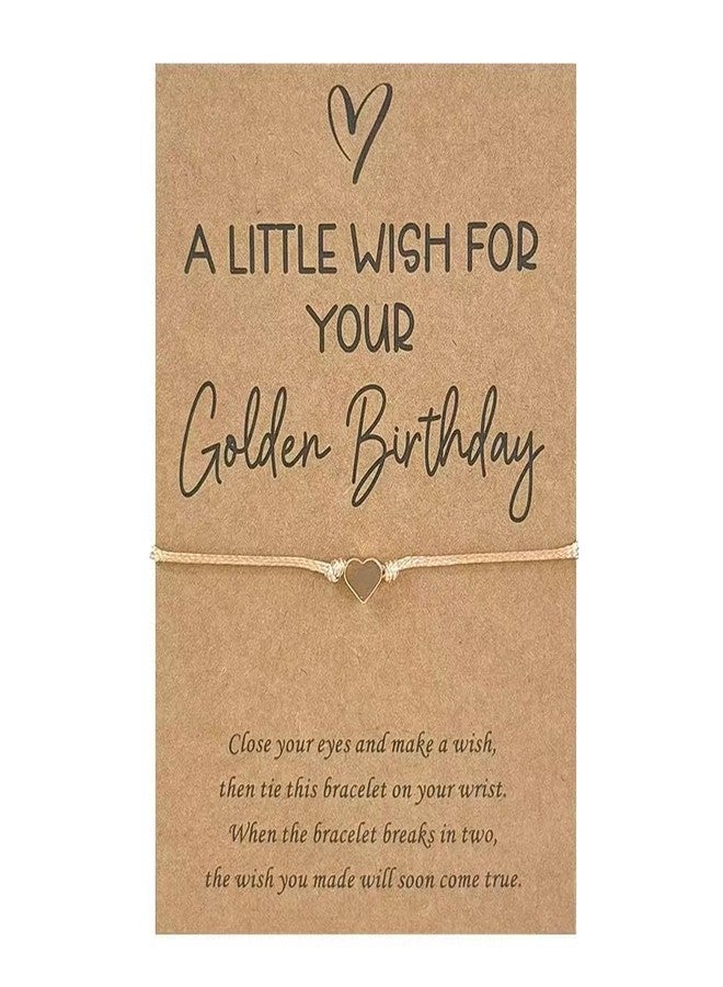Lemua Golden Birthday Bracelet, Birthday Gift for Her, Daughter, Sister, Friend - Image 1