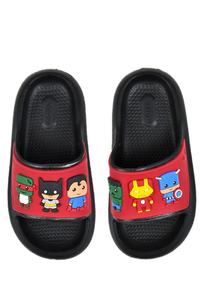 Generic - Spiro Kids Unisex Slippers 2024 Black&Red - Image 1