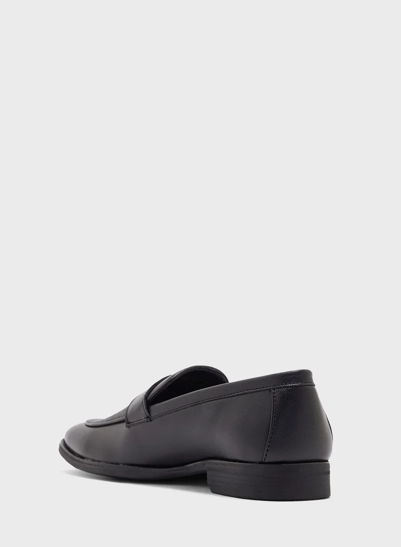 Robert Wood Buckle Detail Formal Slip Ons
