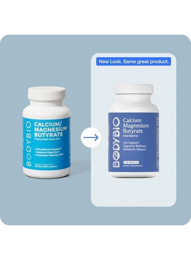 BodyBio Cal Mag Butyrate 250caps - BodyBio - Image 2
