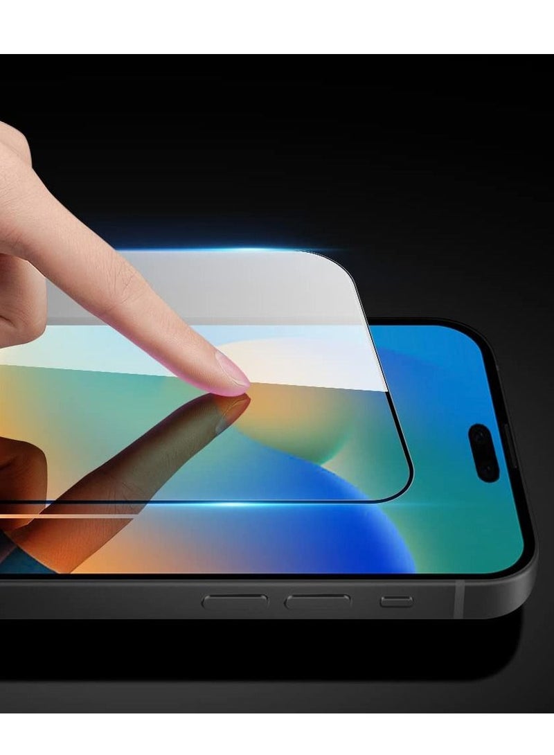 BORTONY iPhone 14 Pro Max 9H Hardness Tempered Glass Screen Protector Bubble Free Ultra HD Case Friendly Full Coverage For Apple iPhone 14 Pro Max 6.7" - Image 3