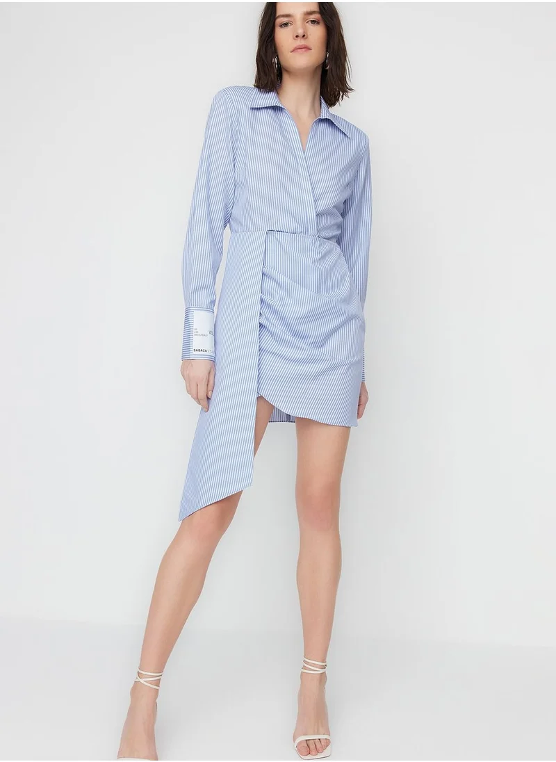 trendyol Striped Shirt Dress